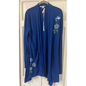 April Cornell knit top open wrap style XS